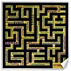 Mindset Stimulus Response Emotion Canvas 20  X 20 