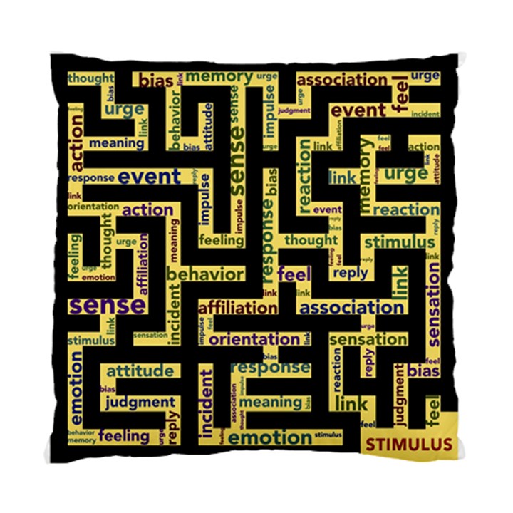 Mindset Stimulus Response Emotion Standard Cushion Case (One Side)