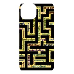 Mindset Stimulus Response Emotion Iphone 14 Black Uv Print Case by Paksenen