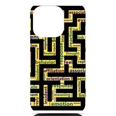 Mindset Stimulus Response Emotion Iphone 14 Pro Black Uv Print Case by Paksenen