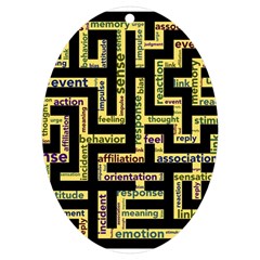 Mindset Stimulus Response Emotion Uv Print Acrylic Ornament Oval