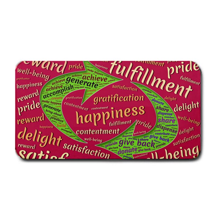 Fulfillment Satisfaction Happiness Medium Bar Mat