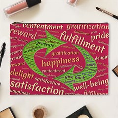 Fulfillment Satisfaction Happiness Cosmetic Bag (xl) by Paksenen