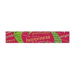 Fulfillment Satisfaction Happiness Premium Plush Fleece Scarf (Mini) Back