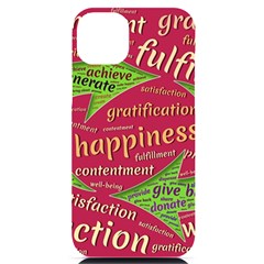 Fulfillment Satisfaction Happiness Iphone 14 Plus Black Uv Print Case by Paksenen