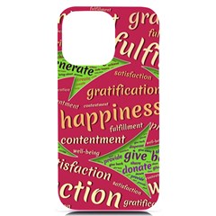 Fulfillment Satisfaction Happiness Iphone 14 Pro Max Black Uv Print Case by Paksenen