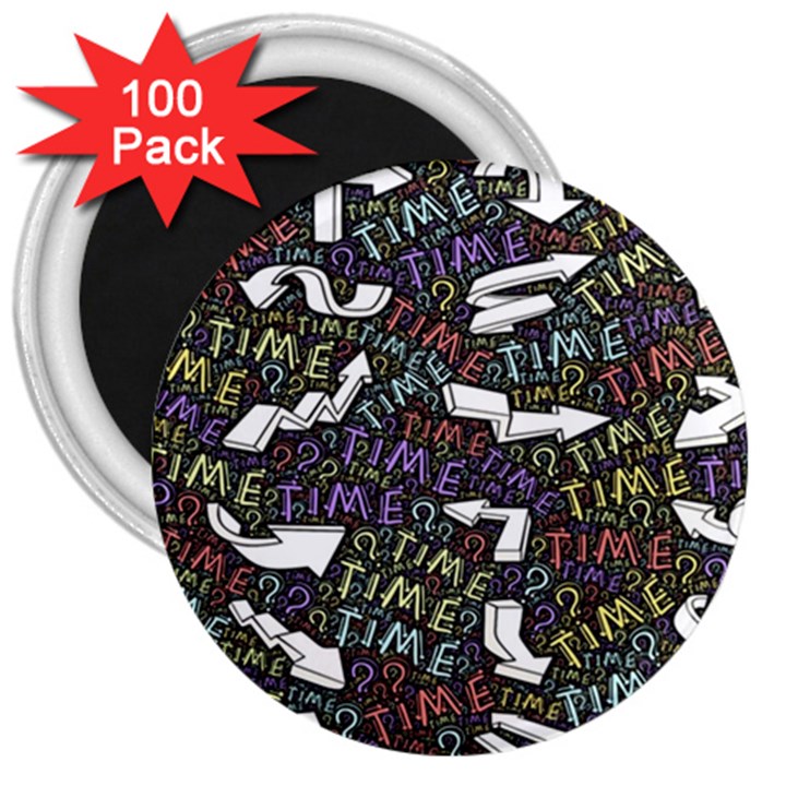 Mental Emojis Emoticons Icons 3  Magnets (100 pack)