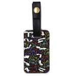 Mental Emojis Emoticons Icons Luggage Tag (one side) Front