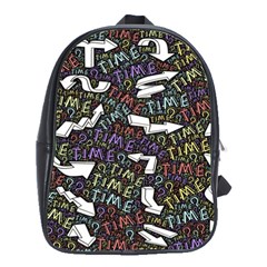 Footprints Path Mystery Unknown School Bag (large) by Paksenen