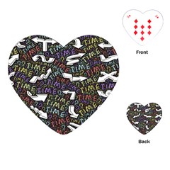 Love Hearts Valentine Red Symbol Playing Cards Single Design (heart) by Paksenen