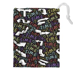 Footprints Path Mystery Unknown Drawstring Pouch (4xl) by Paksenen