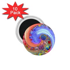 Swirl Vortex Emoji Cyclone Motion 1 75  Magnets (10 Pack)  by Paksenen