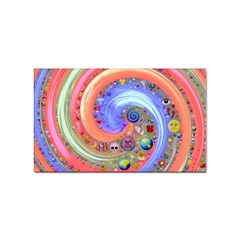 Swirl Vortex Emoji Cyclone Motion Sticker (rectangular) by Paksenen