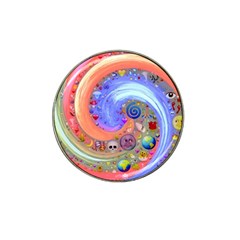 Swirl Vortex Emoji Cyclone Motion Hat Clip Ball Marker (4 Pack) by Paksenen