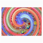 Swirl Vortex Emoji Cyclone Motion Large Glasses Cloth (2 Sides) Back