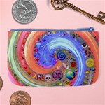 Swirl Vortex Emoji Cyclone Motion Large Coin Purse Back