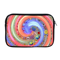 Swirl Vortex Emoji Cyclone Motion Apple Macbook Pro 17  Zipper Case by Paksenen