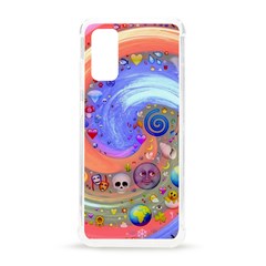 Swirl Vortex Emoji Cyclone Motion Samsung Galaxy S20 6 2 Inch Tpu Uv Case by Paksenen