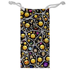 Mental Emojis Emoticons Icons Jewelry Bag by Paksenen