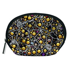 Mental Emojis Emoticons Icons Accessory Pouch (medium) by Paksenen