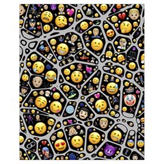 Mental Emojis Emoticons Icons Drawstring Bag (small) by Paksenen