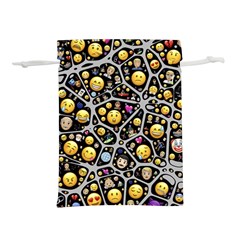 Mental Emojis Emoticons Icons Lightweight Drawstring Pouch (s) by Paksenen