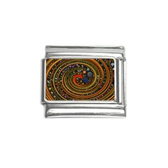 Swirl Vortex Emoji Cyclone Motion Art Italian Charm (9mm) by Paksenen