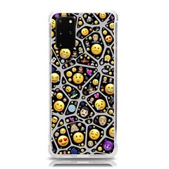 Mental Emojis Emoticons Icons Samsung Galaxy S20plus 6 7 Inch Tpu Uv Case by Paksenen