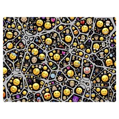 Mental Emojis Emoticons Icons Premium Plush Fleece Blanket (extra Small) by Paksenen