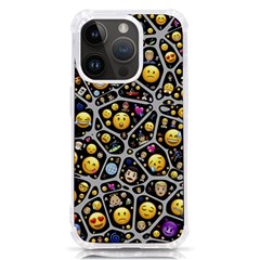 Mental Emojis Emoticons Icons Iphone 14 Pro Tpu Uv Print Case by Paksenen