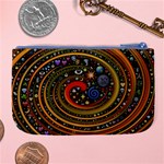 Swirl Vortex Emoji Cyclone Motion Art Large Coin Purse Back