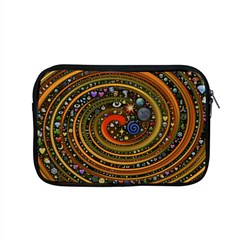 Swirl Vortex Emoji Cyclone Motion Art Apple Macbook Pro 15  Zipper Case by Paksenen