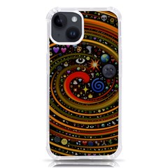 Swirl Vortex Emoji Cyclone Motion Art Iphone 14 Tpu Uv Print Case by Paksenen