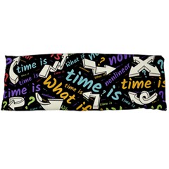 Time Nonlinear Curved Linear Body Pillow Case (dakimakura) by Paksenen