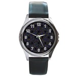 Do Be Action Stillness Doing Round Metal Watch Front