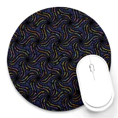 Do Be Action Stillness Doing Round Mousepad by Paksenen