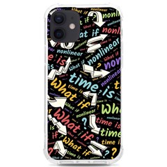 Time Nonlinear Curved Linear Iphone 12/12 Pro Tpu Uv Print Case by Paksenen