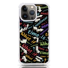 Time Nonlinear Curved Linear Iphone 13 Pro Tpu Uv Print Case by Paksenen