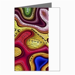 Chaos Unknown Unfamiliar Strange Greeting Cards (pkg Of 8) by Paksenen