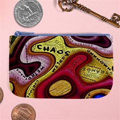 Chaos Unknown Unfamiliar Strange Large Coin Purse by Paksenen