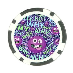 Why Not Question Reason Poker Chip Card Guard (10 Pack) by Paksenen