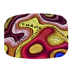 Chaos Unknown Unfamiliar Strange Mini Square Pill Box by Paksenen