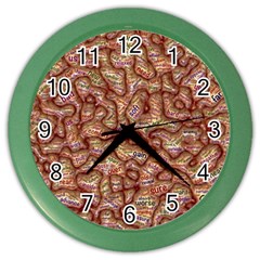 Mind Brain Thought Mental Color Wall Clock by Paksenen