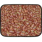 Mind Brain Thought Mental Fleece Blanket (Mini) 35 x27  Blanket