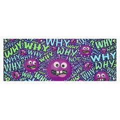 Why Not Question Reason Banner And Sign 8  X 3  by Paksenen