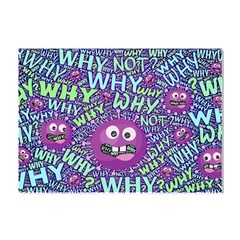 Why Not Question Reason Crystal Sticker (a4) by Paksenen