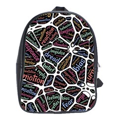 Mental Human Experience Mindset School Bag (xl) by Paksenen