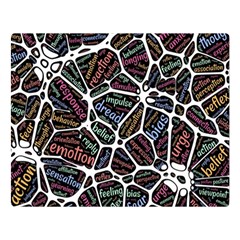 Mental Human Experience Mindset Two Sides Premium Plush Fleece Blanket (large) by Paksenen