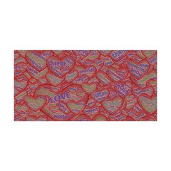 Love Hearts Valentines Connection Yoga Headband by Paksenen