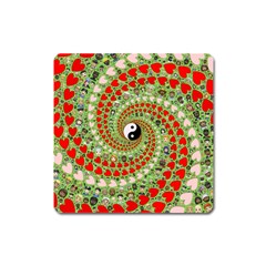 Love Avatars Characters Roles Yin Yang Square Magnet by Paksenen